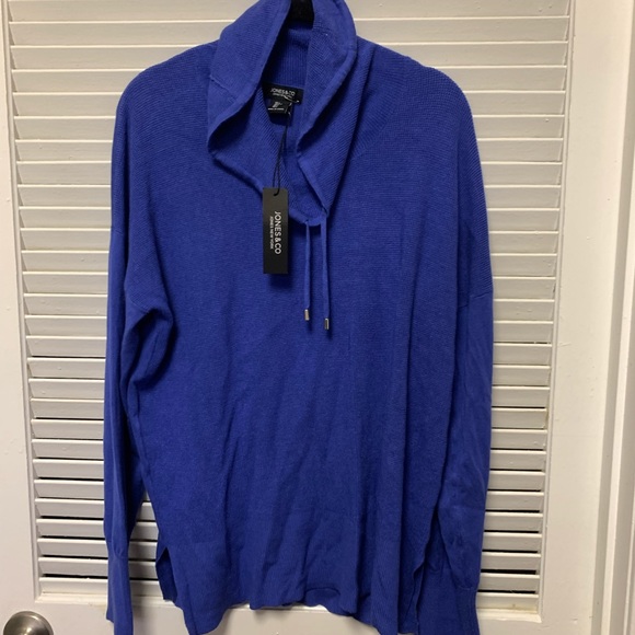 Jones New York blue sweater NWT large - Picture 2 of 7